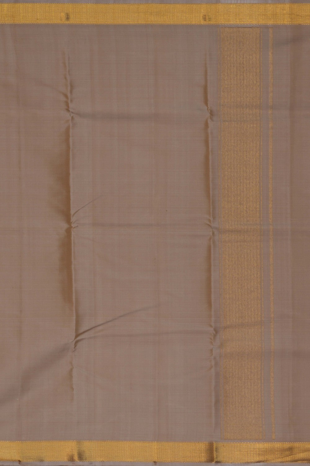 Image of Kanchi Silk Beige Dhoti With Kanduva (8 X 4)